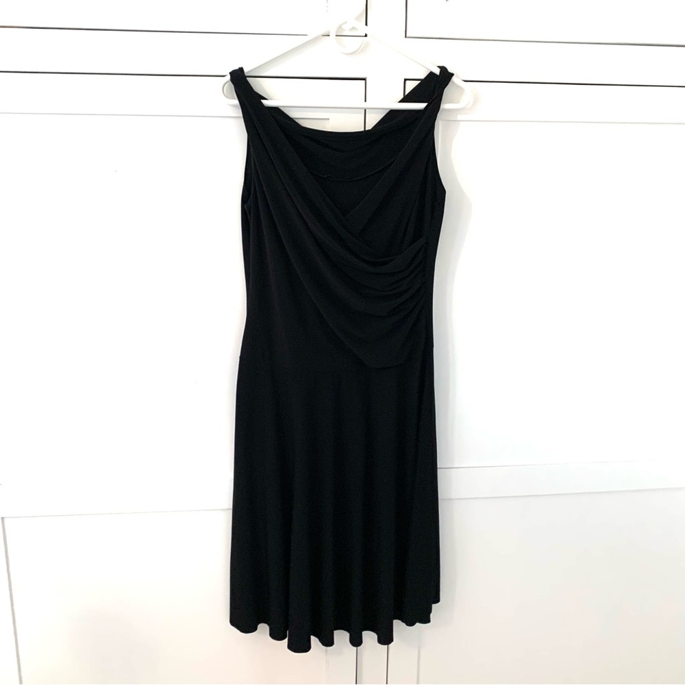 Soprano Black Stretchy Criss Cross Dress Y2K